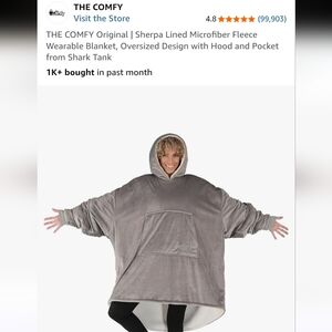 The Comfy Original Wearable Blanket in Gray, OS,